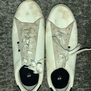 H&M White and Black Men's Sneakers